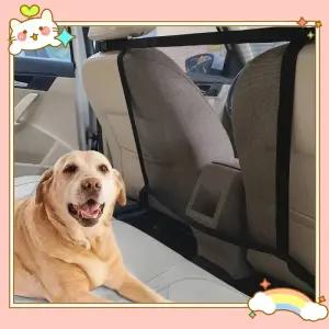 강아지울타리 고양이 반려동물 차량용 강아지 칸막이 장애물 메쉬 애완견 안전망