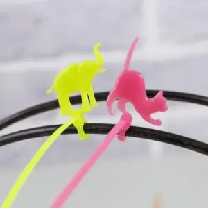 애니멀 케이블타이 6p세트(색상랜덤) (WFKN4W9)