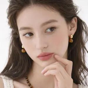 [아트박스]/루즈루나 로더 호안석 원석 귀걸이 데일리 행운 이어링 D143