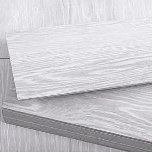 3T점착데코타일 엔틱 라이트그레이 AZWTI6-31바닥인테리어 베란다시공 사무공간 다용도 장판 셀프 현관 실