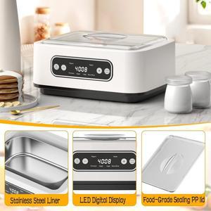 요구르트 기계 1.6L 대용량 가정용 완전 자동  제조기 홈메이드 나토 막걸리 도구