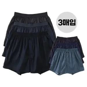 제임스딘 남자트렁크 순면 남사각 팬티 3매입 80수 속옷 115 120 까지