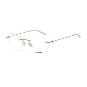 [몽블랑] 명품 안경테 MB0101O 006 라운드 무테 메탈 여자 남자 안경