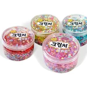 바사삭 크런치 슬라임 12개스팽글 장난감 촉감놀이