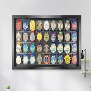 메달 액자 케이스 프레임 보관 수납 뱃지 마라톤 수영 태권도 수집