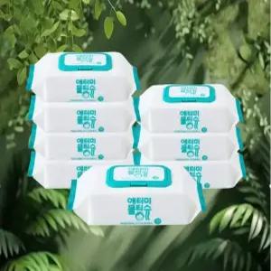 [애터미] 프리미엄 물티슈 도톰한 캡형 (70매 x 8개)