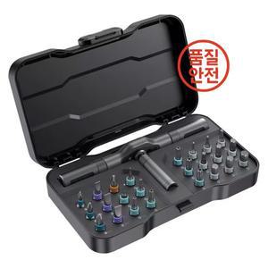 24-in-1 다기능 스크루 드라이버 및 래칫 렌치 세트 마그네틱 팁 핸드 툴 홈 DIY 다양한 작업 유지 보수