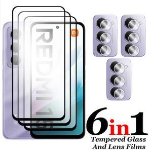 레드미 15 5G 강화유리 4G 2.5D 풀커버 접착식 HD 스크린 보호필름 렌즈 필름