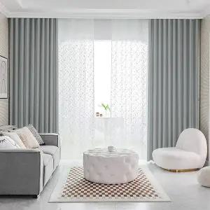 [지나송]지나송 브리아나 암막커튼+코디커튼+커튼봉 슈퍼특대형