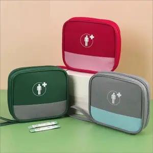 휴대용 약통 여행용 구급함 소형 약가방 건강 관리 파우치