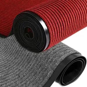 더블롤매트 그레이 레드120X100cm6M미끄럼방지매트