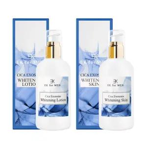 이케이포맨 시카엑소좀 화이트닝 2종세트 남성 스킨 로션 신제품 미백 기미 잡티 피부톤 개선 진정 보습 프리미엄 천연화장품