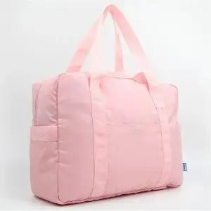 휴대용 접이식 여행 가방 예쁜 폴딩백 핑크 보스턴백 보스턴크로스백 남자더플백