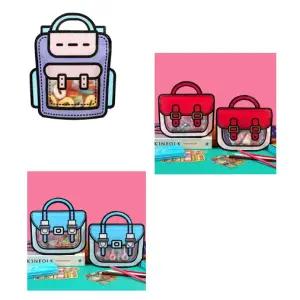 구디백 책가방 지퍼백 어린이집구디백 포장 간식 비닐팩