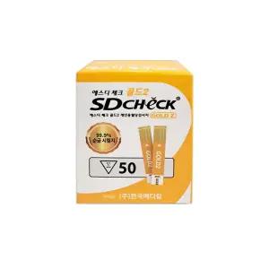 에스디 체크골드2 혈당시험지 50매 / 2027-08-28