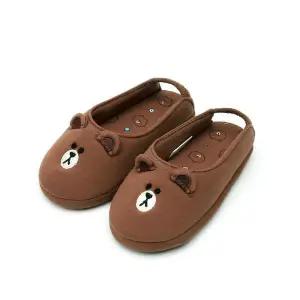 [아트박스]/건종 브라운앤프렌즈 패턴 덧신(브라운)