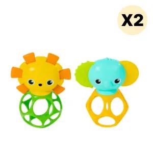 스엔코샵 유아치발기 딸랑이 이앓이 감각발달 완구 2p BNS
