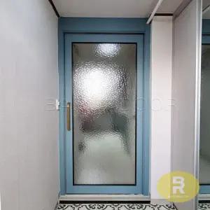 13번 싱글스윙중문 블루 아쿠아강화유리