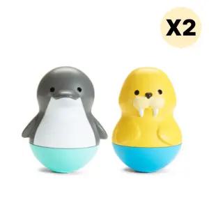 스엔코샵 아기물놀이장난감 플로팅오뚝이 목욕2p X 2p BNS