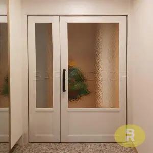 06번 비대칭양개스윙중문 고시형 펄화이트 아쿠아강화유리