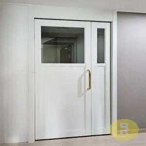 78번 비대칭양개스윙중문 유백화이트 브론즈강화유리