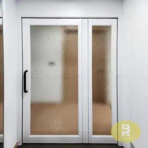 63번 폴딩스윙중문 펄화이트 아쿠아강화유리