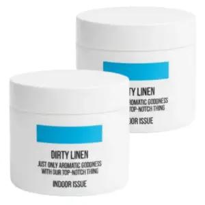 더티린넨 실내 고체 탈취제 300g 2개 화장실 담배 홀애비 남자 방 냄새 제거