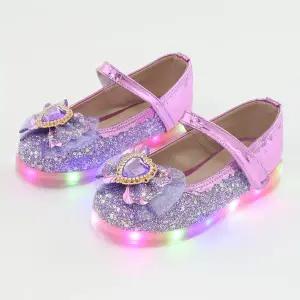 레트로 러브 콤비 국산 유아 LED 어린이 여아구두