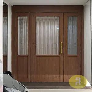 09번 3단스윙중문 고시형 우드 모루세로강화유리