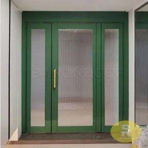 14번 3단스윙중문 그린 모루세로강화유리