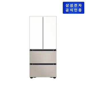 삼성전자 Bespoke AI 김치플러스 4도어 키친핏 RK70F42M2ZG [420L/에센셜 베이지]