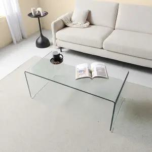 (수도권무료) (수도권무료)12T강화유리 투명1000 소파 거실테이블 U405