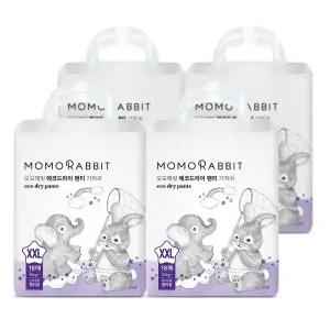 모모래빗 에코드라이 통기성우수 흡수력강화 팬티기저귀 점보형(2XL) 72매