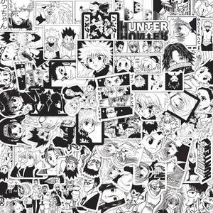 68개 애니메이션 헌터 X 스티커 곤 프리크스 킬루아 조르딕 DIY 스케이트보드 오토바이 여행가방 휴대폰 노트북 데칼