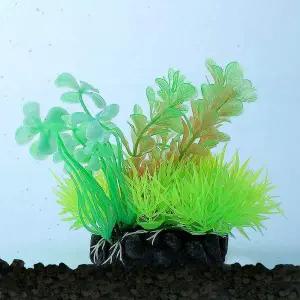 [골드스마일]수족관 어항장식 인조수초 마린플랜