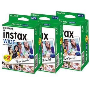 폴라로이드/인스탁스 와이드필름 6팩(60장)/210카메라 /와이드200/와이드300/유효기간:2025년01월