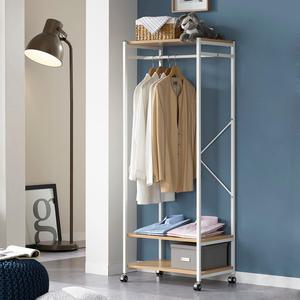 KM-T6310 스틸 수납행거 일반형 다용도 수납 선반 드레스룸 미니 옷장 옷걸이 행거 스탠드 조립식