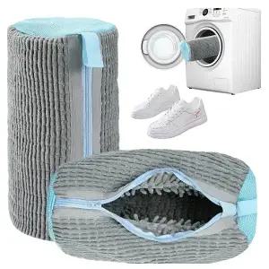 프리미엄 운동화 세탁망 특대형 성인 및 아동용 신발주머니 세탁망 신발 지퍼형