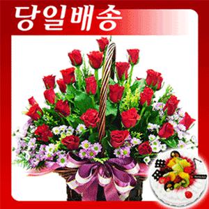 장미꽃바구니 생일 기념일 프로포즈 전국꽃배달서비스