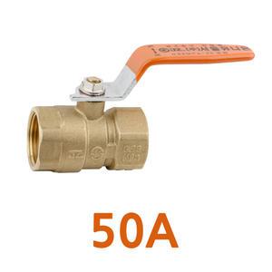 수입 KS 황동 볼 밸브 50A 배관 연결 부속 수도 공업 자재 파이프 가스 물 기름 공기