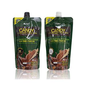 캔디 티에스 트리트먼트 칼라크림 염색약400g / 염색시술도구