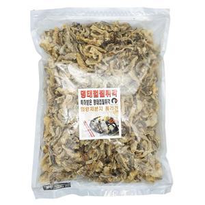 명태껍질 황태껍질 튀각 부각 튀김 1kg 명식품