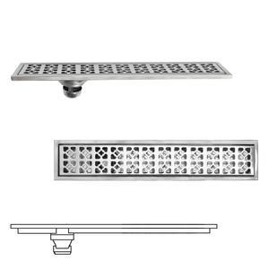 트랜치유가 스텐 배수트랩 바닥용 100x500mm