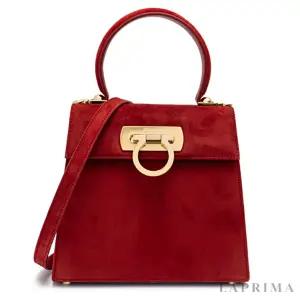 [롯데백화점]페라가모 라프리마 [FERRAGAMO] 페라가모 간치니 스몰 탑 핸들백 21-2193 ROSSO 751454