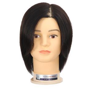 비너스가발 100%인모 12인치 맨즈 커트연습용통가발 블랙