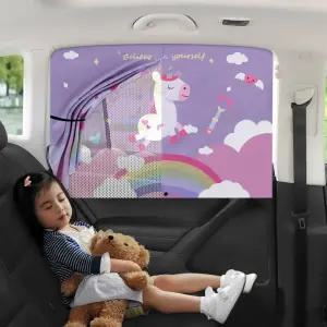 자동차 뒷자석 암막 커튼 차량용 햇빛가리개 창문 햇빛차단 가리개 자석 차량 선가드 옆유리 커텐