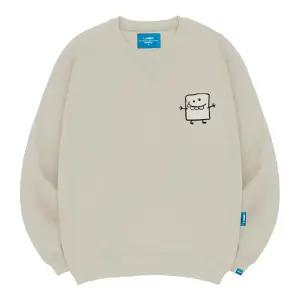 엘라모 기모M 큐티멜로우 맨투맨 남녀공용 빅사이즈 S~4XL