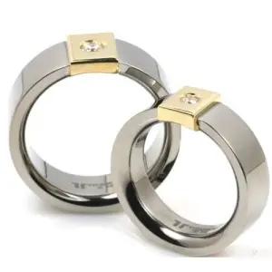T-901 CO 14K 골드 티타늄 커플링 반지 이니셜무료 무료배송 맞춤제작 평생AS