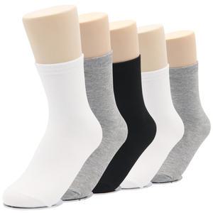 양말쟁이 국내생산 남자 여자 학생 교복 흰 검정 면 기본 긴 중목 양말 무지 10켤레