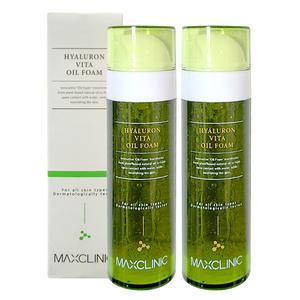맥스클리닉 히알루론 비타 오일폼 클렌징폼 110ml 2개